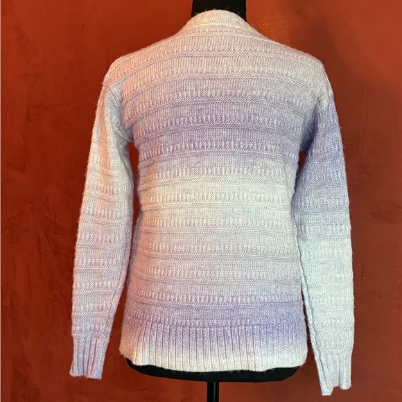 Loft Outlet Women’s NWT Purple Ombré Long Sleeve Sweater, Size XS Petite - Picture 5 of 11